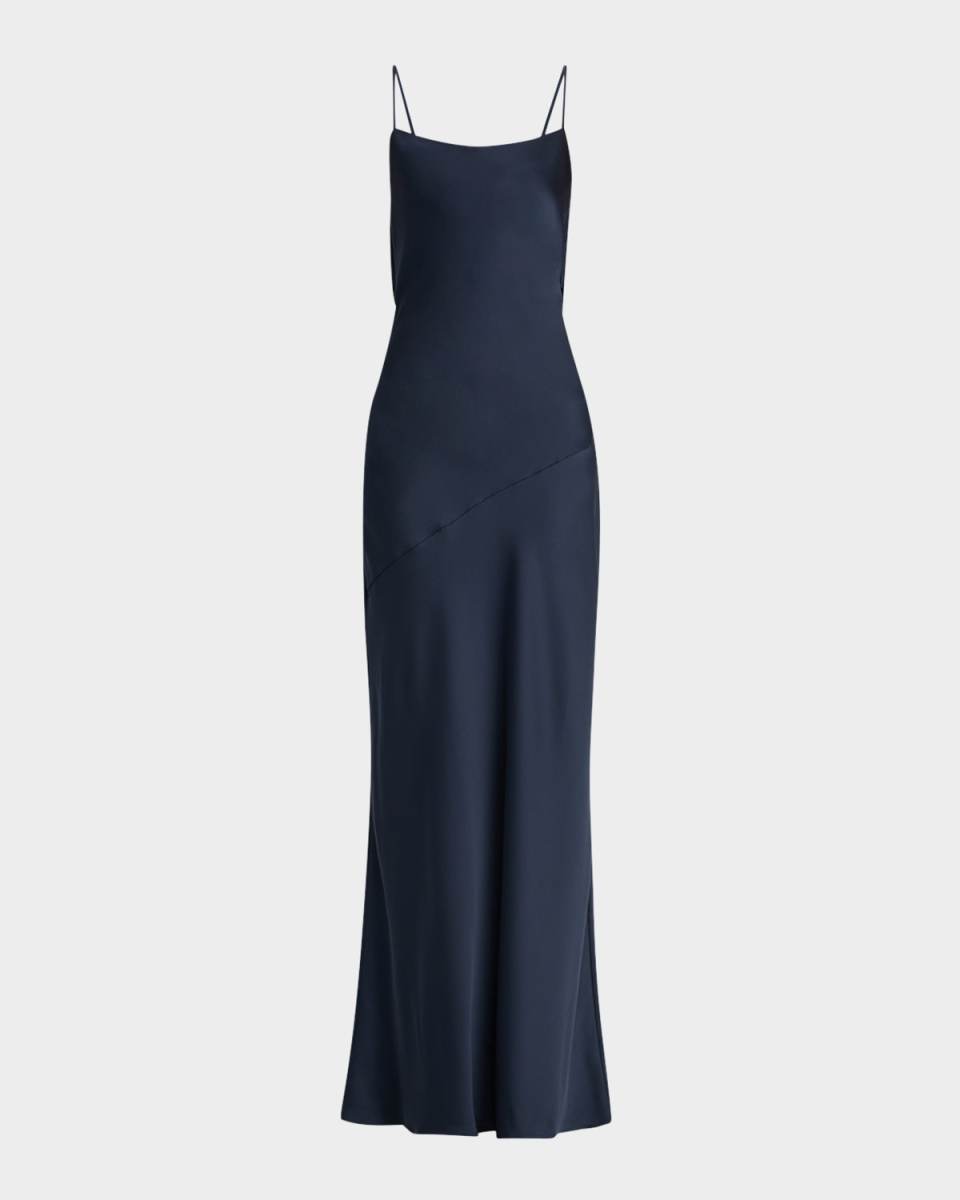 Hansel Open-Back Rosette Gown